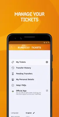 EURO Tickets android App screenshot 0