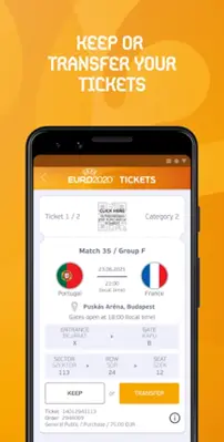 EURO Tickets android App screenshot 1